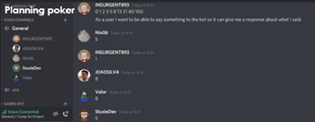 Uni Report | Game Stats Discord Bot 2 GSB PlanningPoker